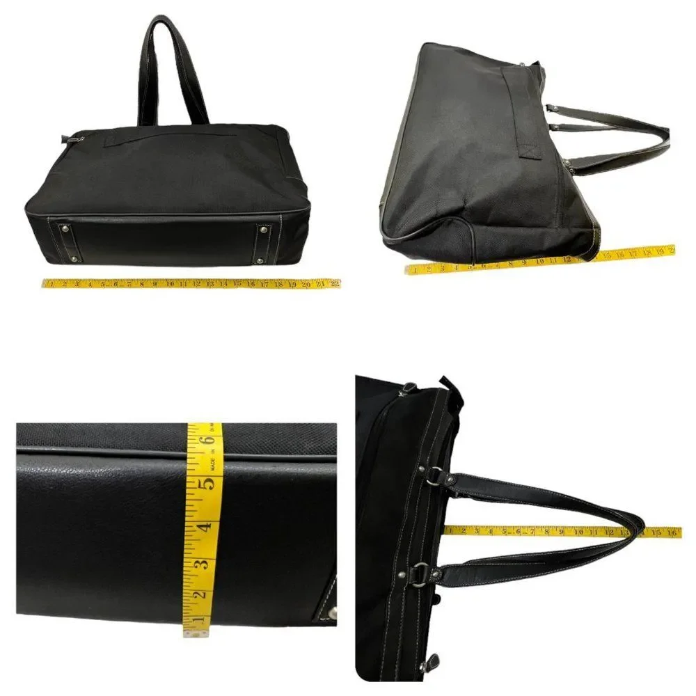 Clark & Mayfield Marquam Metro Black Laptop Tote Bag